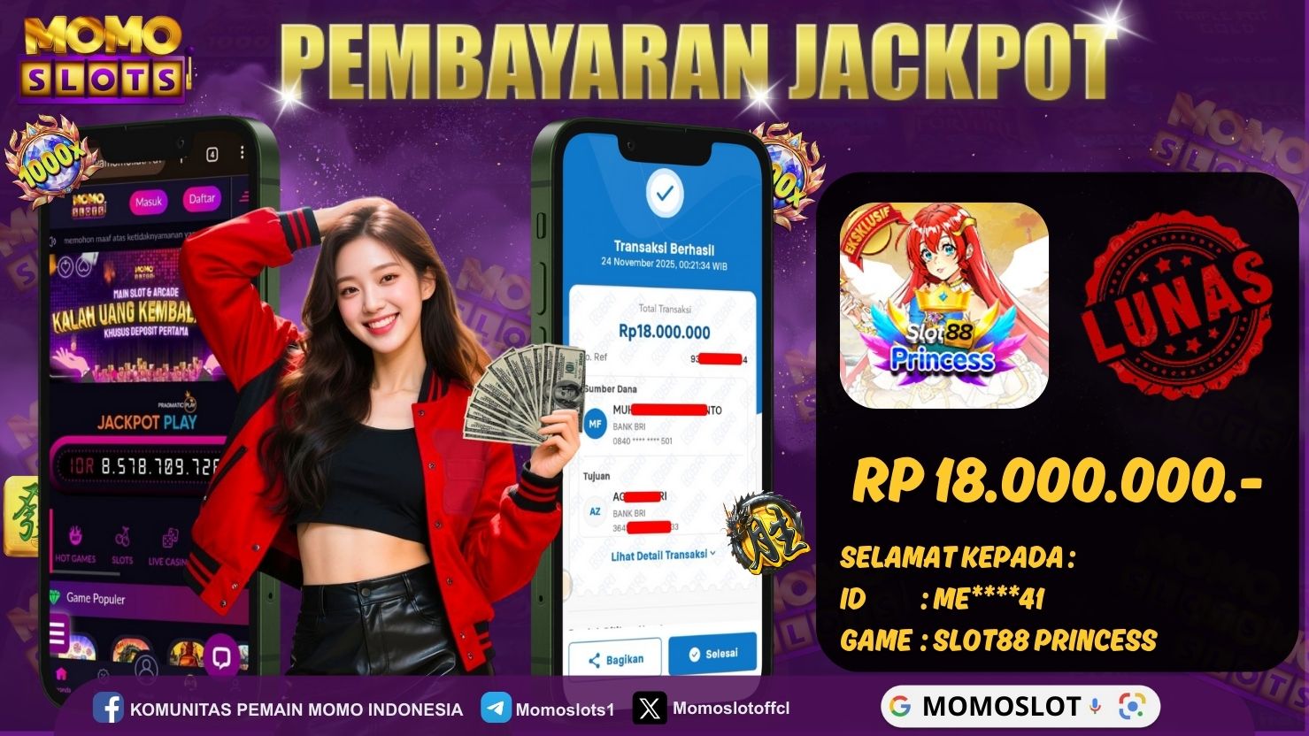 MOMOSLOTS JACKPOT SLOT SLOT88 PRINCESS